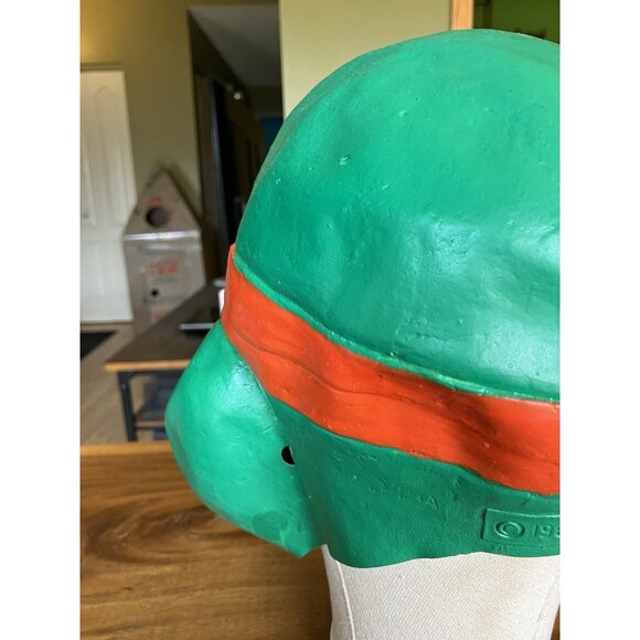 Teenage Mutant Ninja Turtles TMNT Raphael Rubber Mask 1989 Mirage Studios - Picture 11 of 16